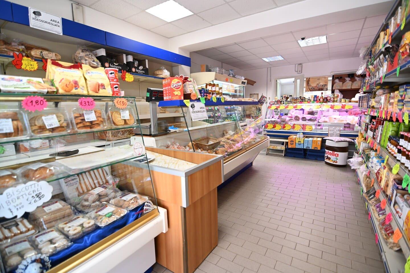 Cessione attività avviata in negozio di alimentari